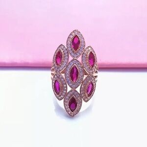 Elegant Pink Gemstone Ring